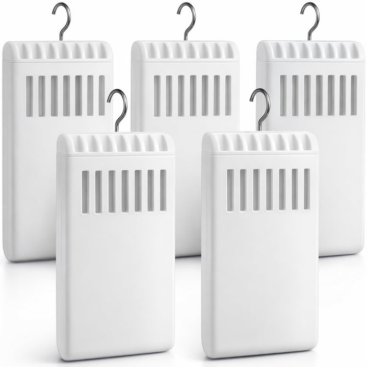 Luftbefeuchter für Heizung 5 Set inkl. Haken - Kunststoff Wasserverdunster 180ml - weiss - Wasserver