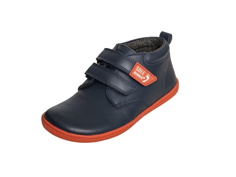Sole Runner Unisex Kinder Eris WinterSlipper 26 EU Weit Blue Orange, 26 EU Weit Blue Orange