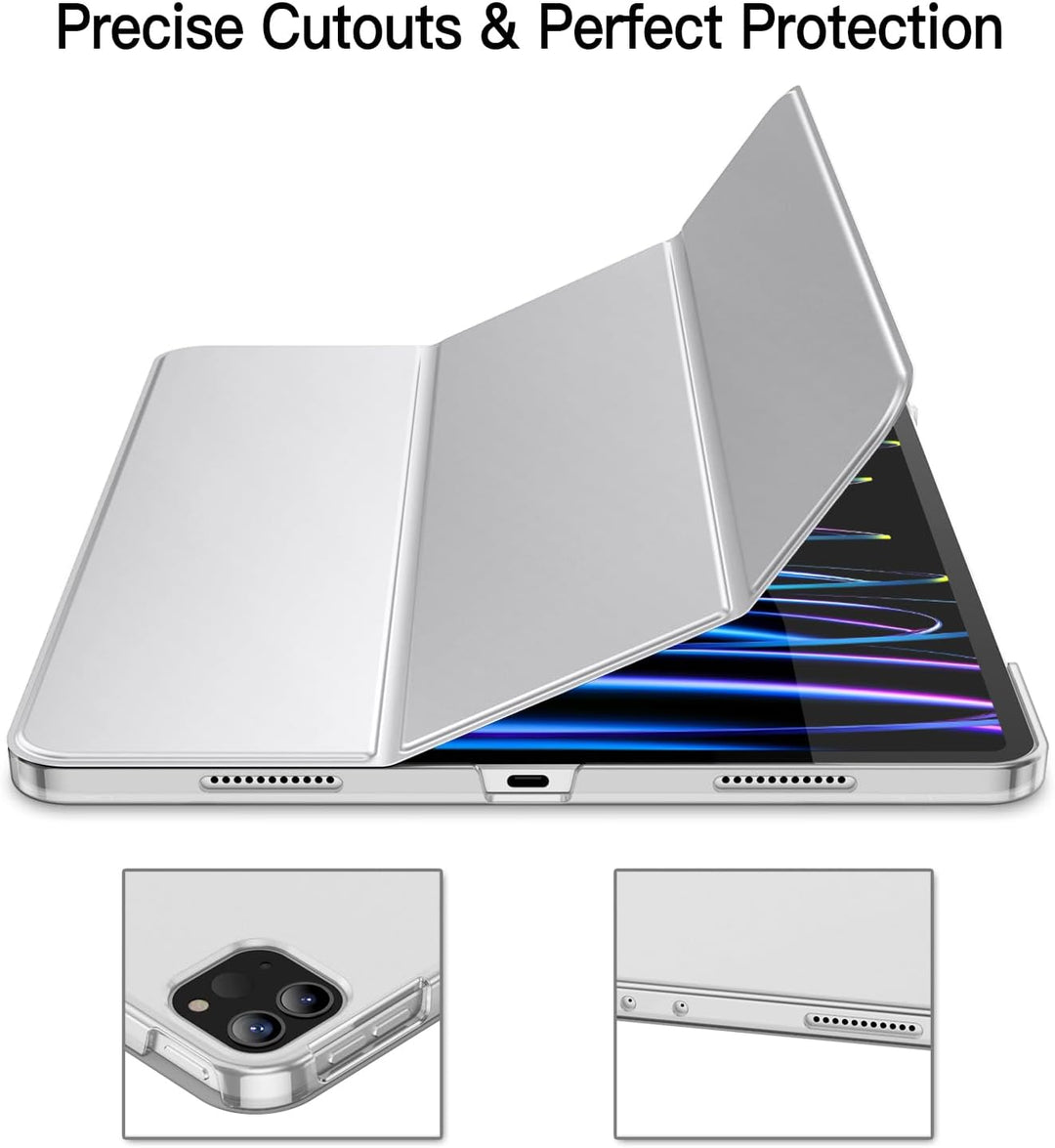 JETech Hülle für iPad Pro 12,9 Zoll (6./5. Generation, Modell 2022/2021), Unterstützung Pencil Aufla