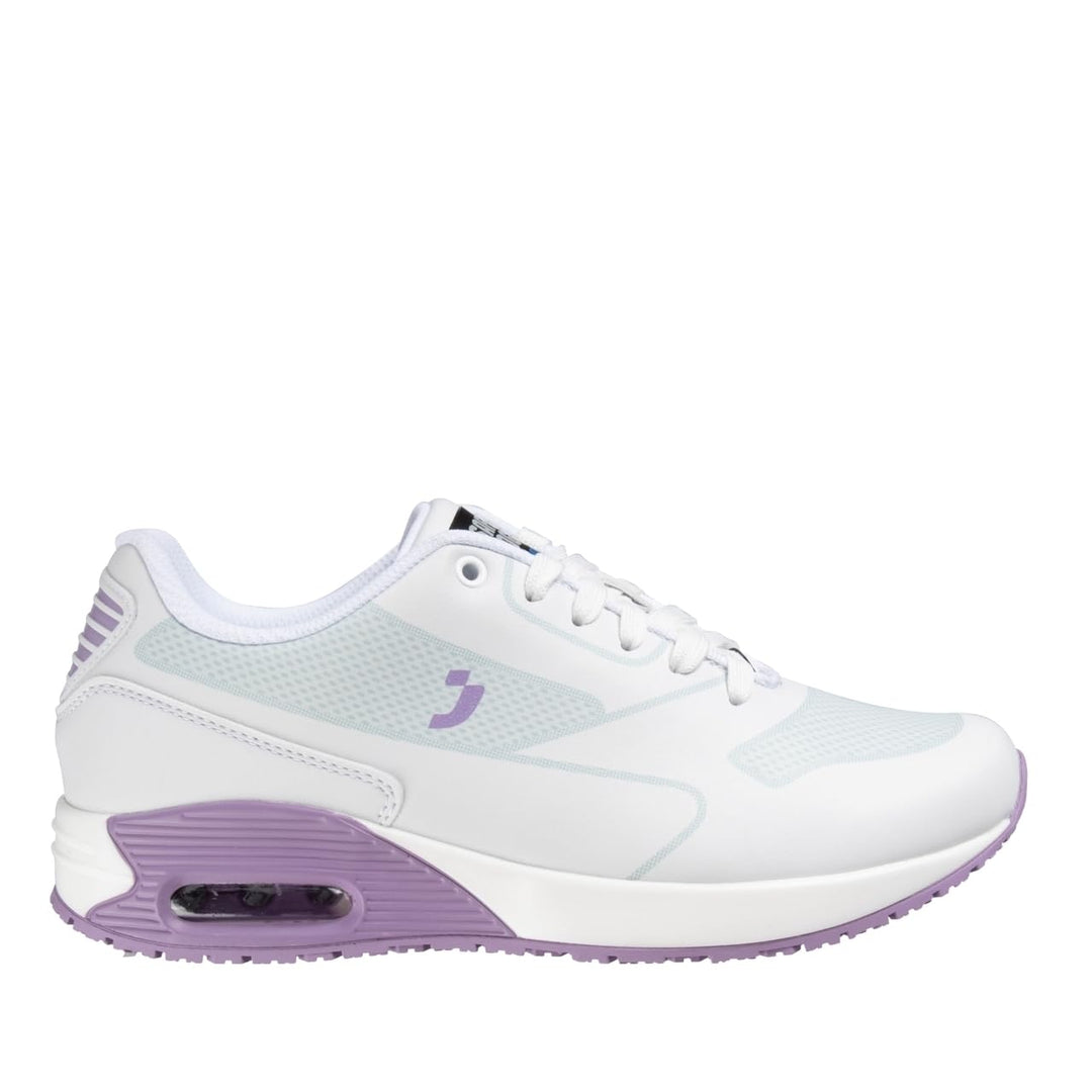 Oxypas Ela SCR, Sportschuhe, Arbeitsschuhe, Sneaker (ElaS4101lic),White with Lilac,41 EU 41 EU Lila,