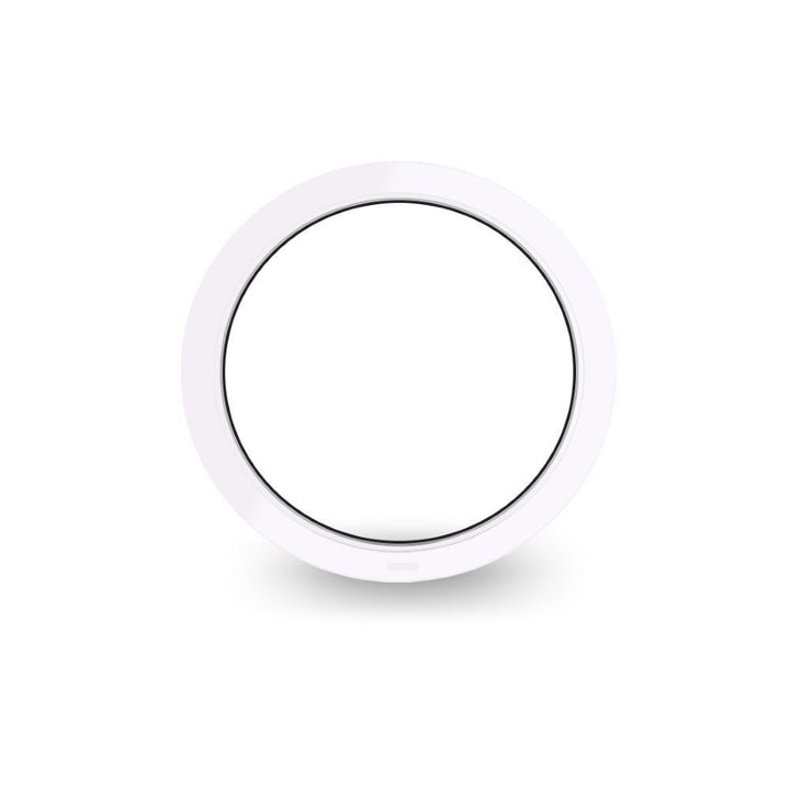 Rundfenster – Bullauge – Festverglasung (FiB) - Durchmesser: 90cm – weiss - 60 mm Profil – 2-Fach-Ve
