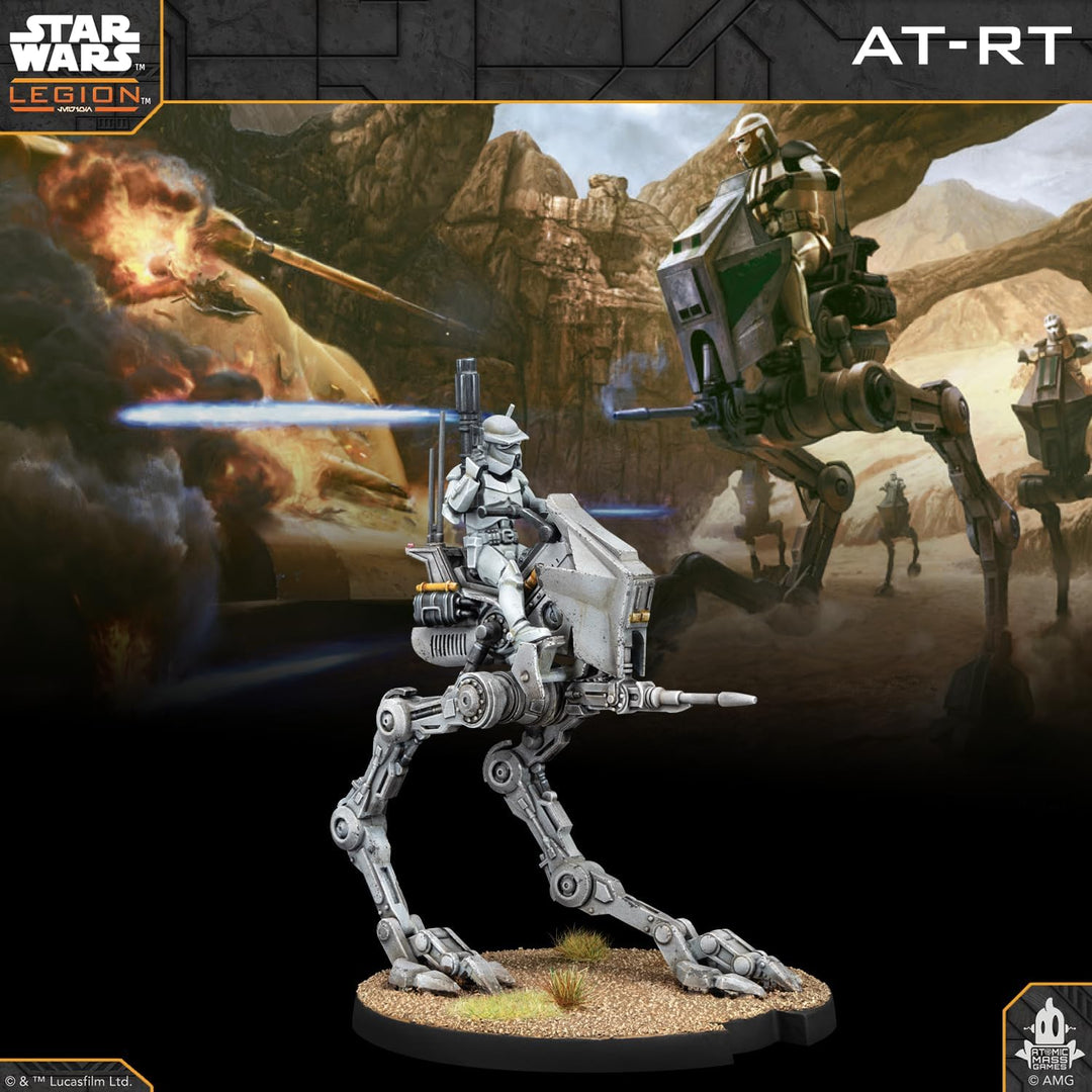 Asmodee, Star Wars: Legion – Republic AT-RT (AT-RT der Republik), DE-Version, Tabletop-Erweiterung f