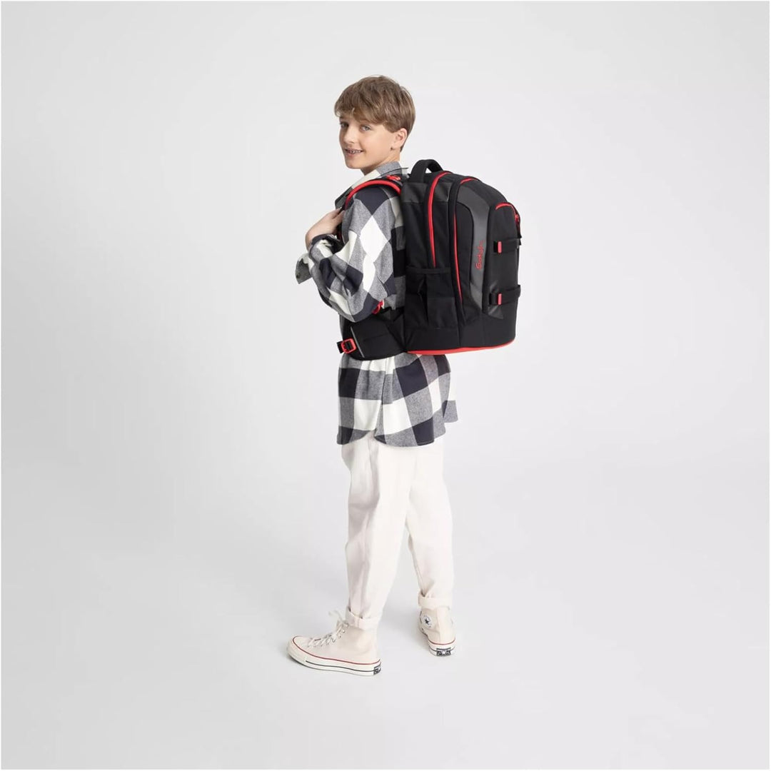 Satch Pack ab 5. Klasse ergonomisch 30L Stauraum standfest Organisationstalent 45 x 30 x 22 cm Fire