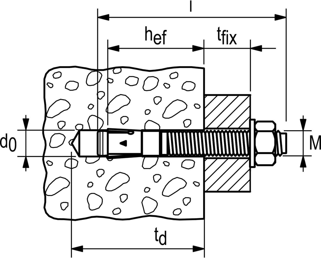 Mungo m2 Stahlbolzen mit U-Scheibe DIN 125 A, 8 x 60 mm, 100 Stücke, 3200806 8x60 mm, 8x60 mm
