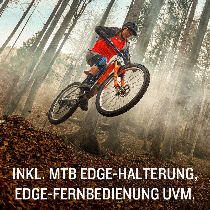 Garmin Edge 130 Plus MTB-Bundle mit MTB-Halterung, Geschwindigkeitssensor, Fernbedienung - kompakter