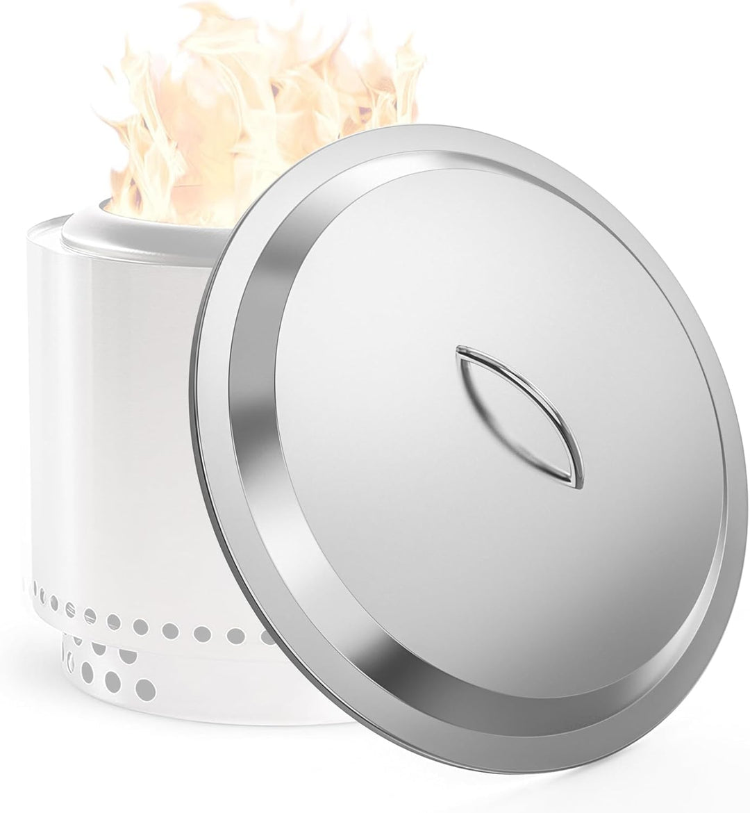 onlyfire Feuerschale Deckel mit Griffe für Solo Stove Bonfire 19,5" Feuerstellen, Ø50cm Feuerkorb Fe