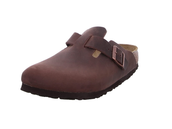 Birkenstock Classic BOSTON Unisex-Erwachsene Clogs 35 EU Schmal Braun Habana, 35 EU Schmal Braun Hab