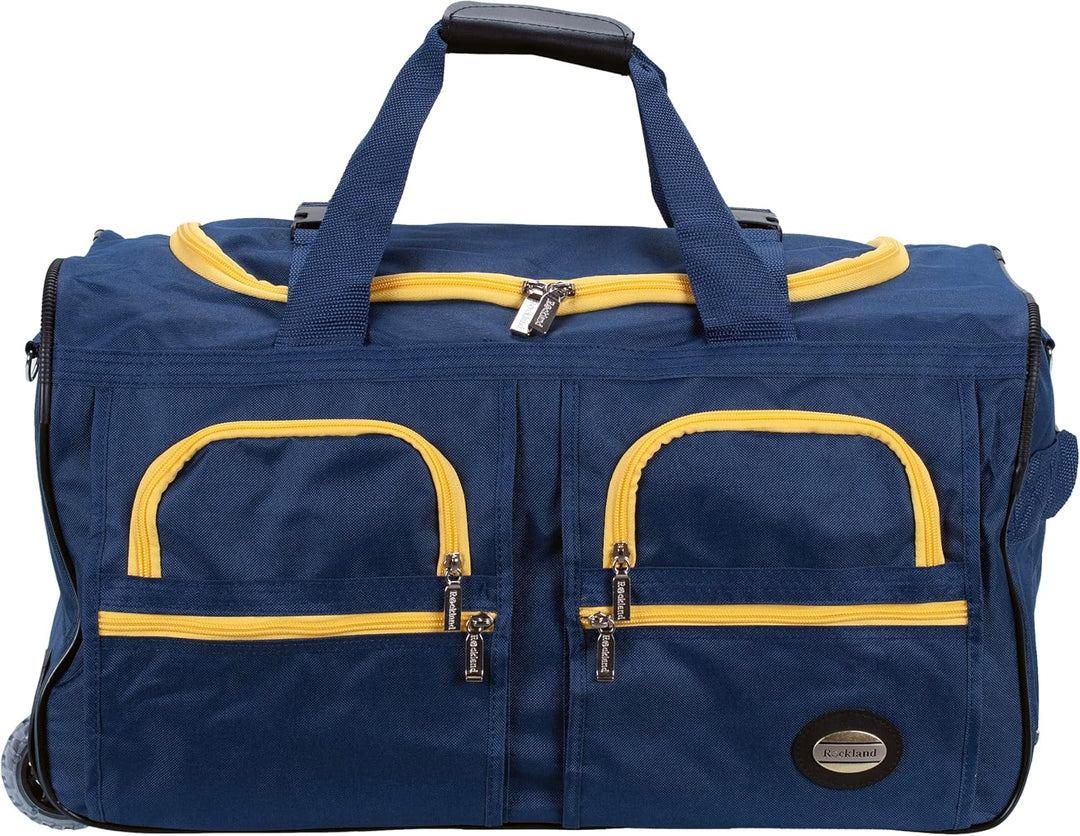 Rockland Seesack zum Rollen, Marineblau, 22-Inch, Reisetasche mit Rollen 22-Inch Marineblau, 22-Inch