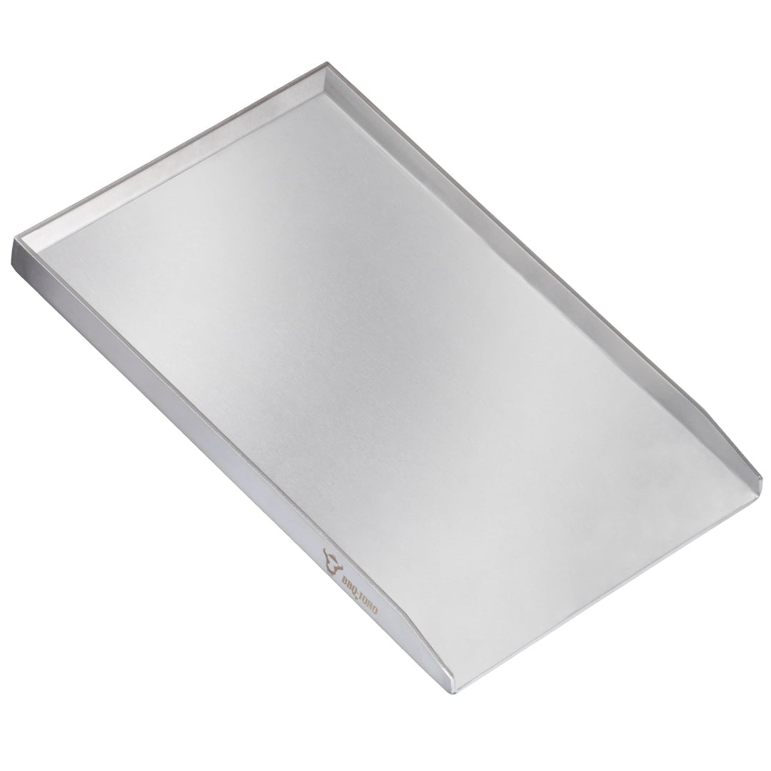 BBQ-Toro Edelstahl Grillplatte | 32,5 x 49 cm | BBQ Plancha, Grillplancha | Rechteckig, Universal un
