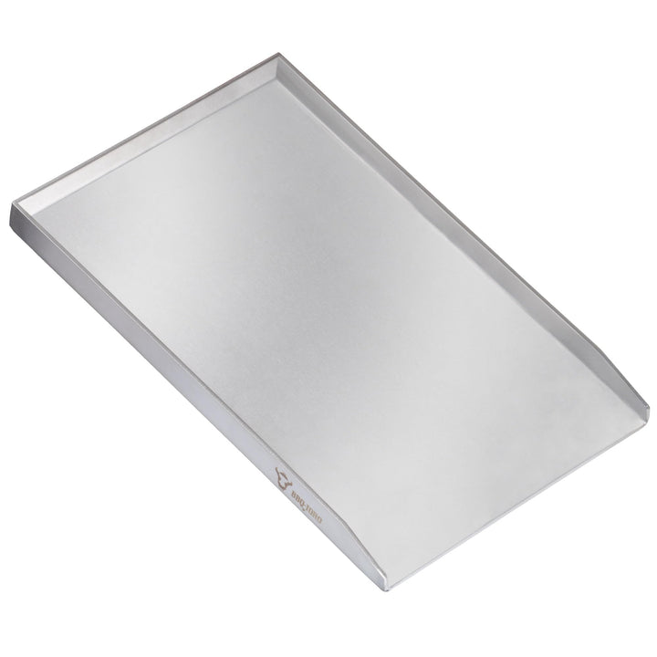 BBQ-Toro Edelstahl Grillplatte | 32,5 x 49 cm | BBQ Plancha, Grillplancha | Rechteckig, Universal un