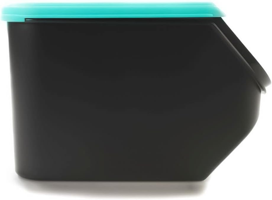 Tupperware Zwiebel-Lager 5,5 L schwarz türkis Zwiebellager A168 Zwiebelmeister