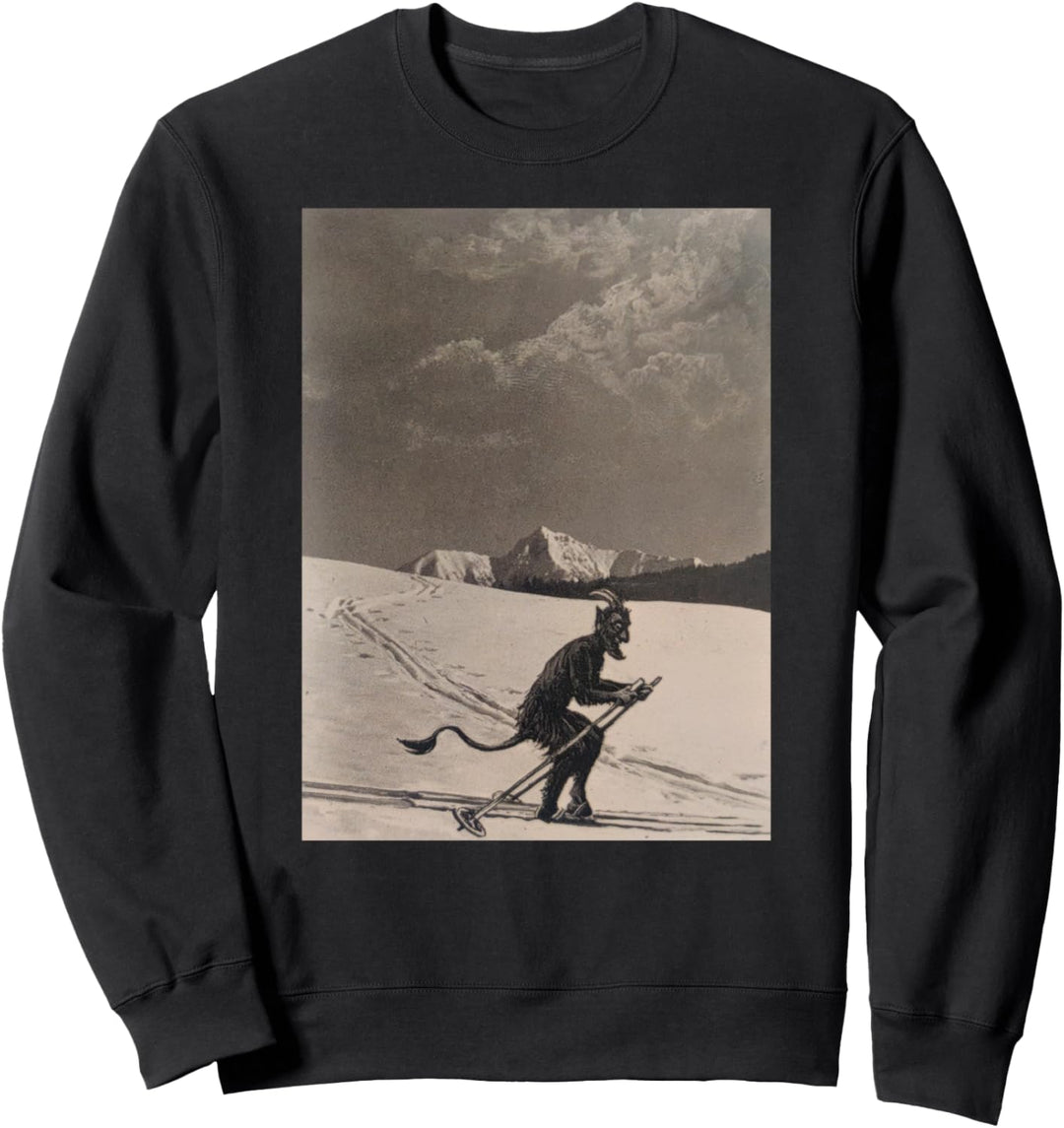 Krampus kommt in die Stadt Merry Krampus Christmas Devil Sweatshirt