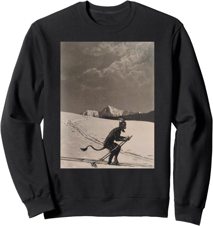 Krampus kommt in die Stadt Merry Krampus Christmas Devil Sweatshirt