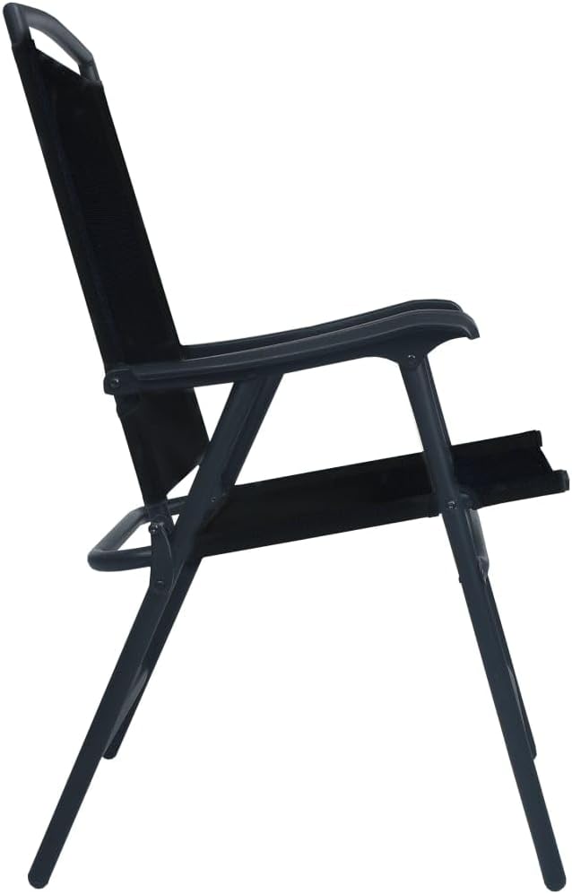 vidaXL 2X Gartenstuhl Klappbar Klappstuhl Campingstuhl Hochlehner Stuhl Stühle Essstuhl Terrassenstu