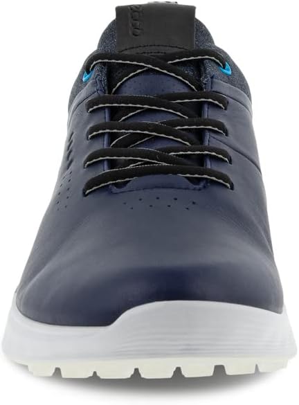 ECCO Damen Three Gore Tex Golfschuh, 41 EU Schmal Mitternachtsblau