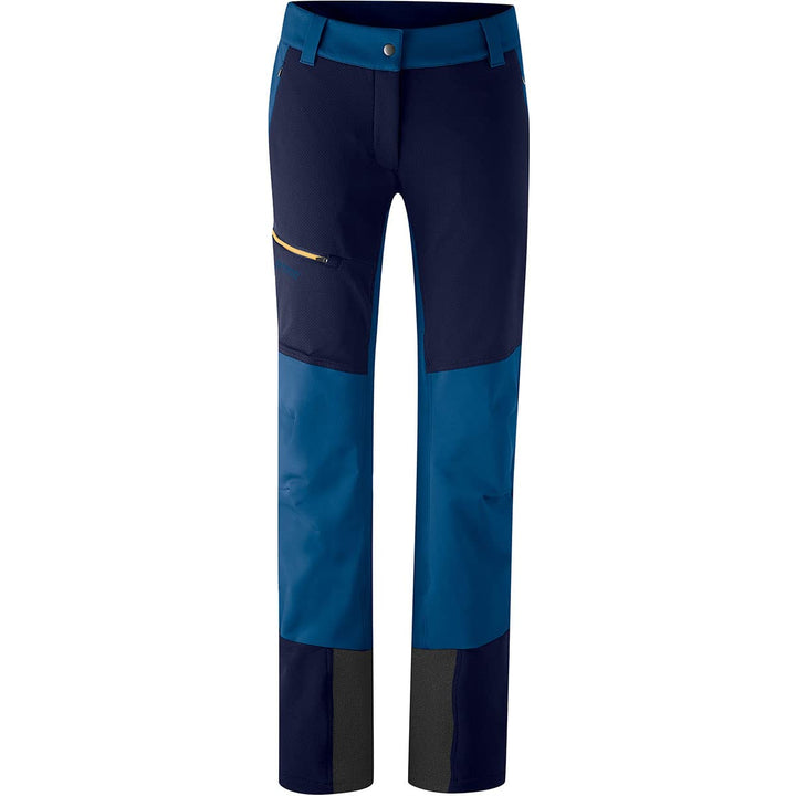 Maier Sports Damen Ofot Hybrid Hose Bergsporthose Skitourenhose 44 Blau, 44 Blau