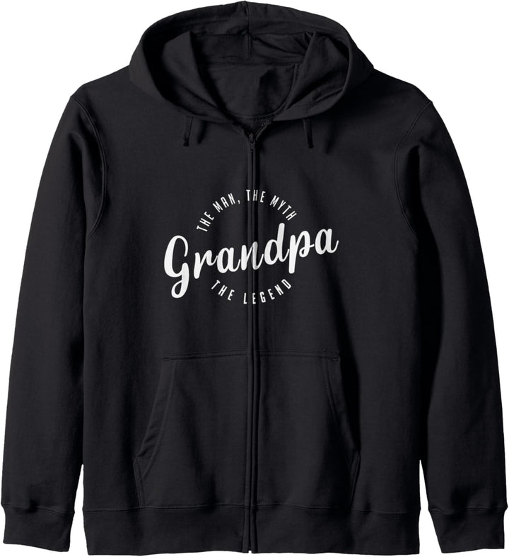 Grandpa the man the myth the legend Vintage Distressed Kapuzenjacke