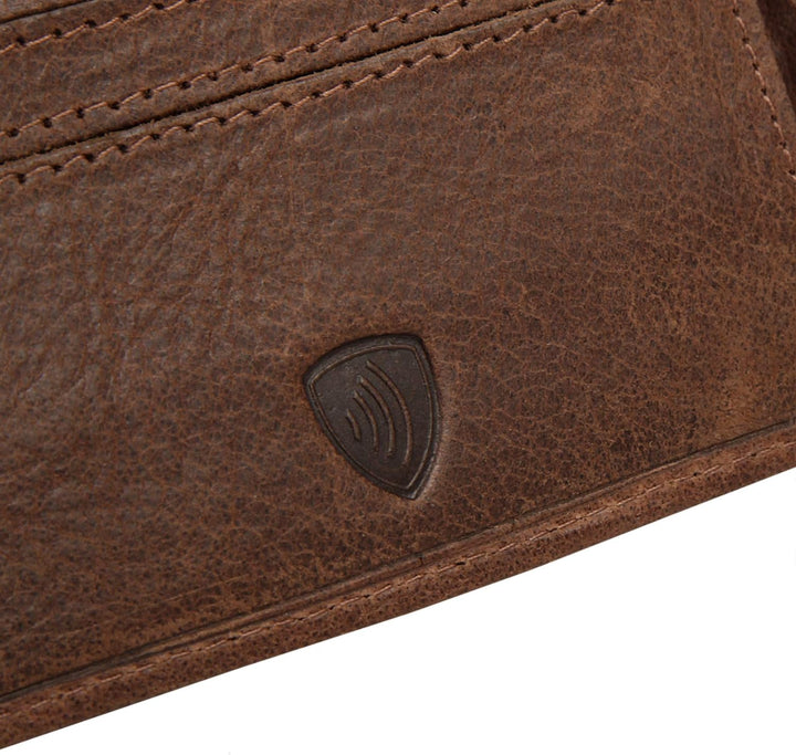 Sansibar Geldbörse Echt Leder Cognac Herren, Damen - 020050, Cognac