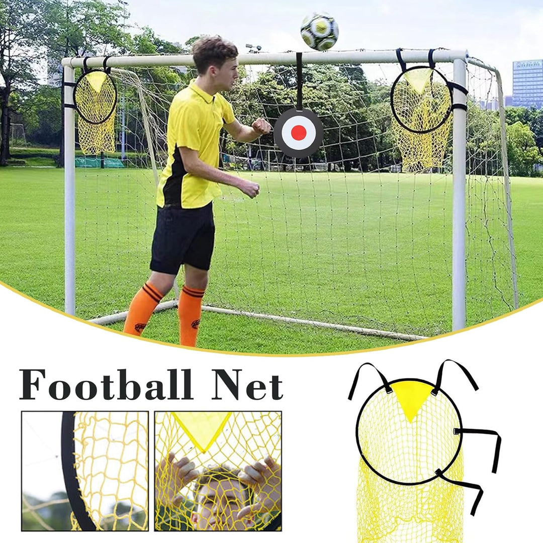 3Stk Fussball Trainingszubehör Inklusive Torwand für Fussballtor und Fussballtore für Garten Kinder,