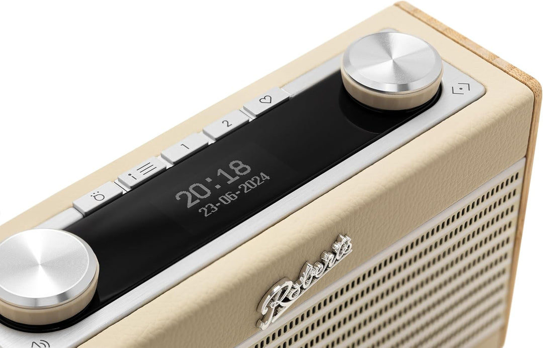 Rambler UNO Tragbares Radio Dab+/FM/Bluetooth, cremefarben