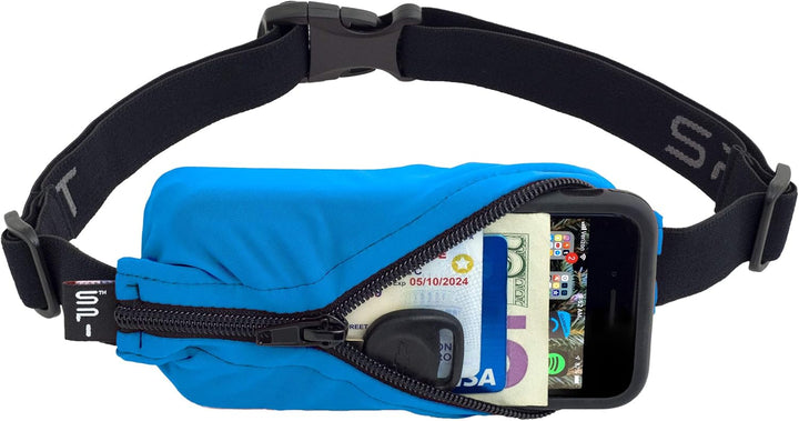 Spibelt Zeibe 03 Bauchtasche Original Pocket Turquoise With Black Zipper, Original Pocket Turquoise