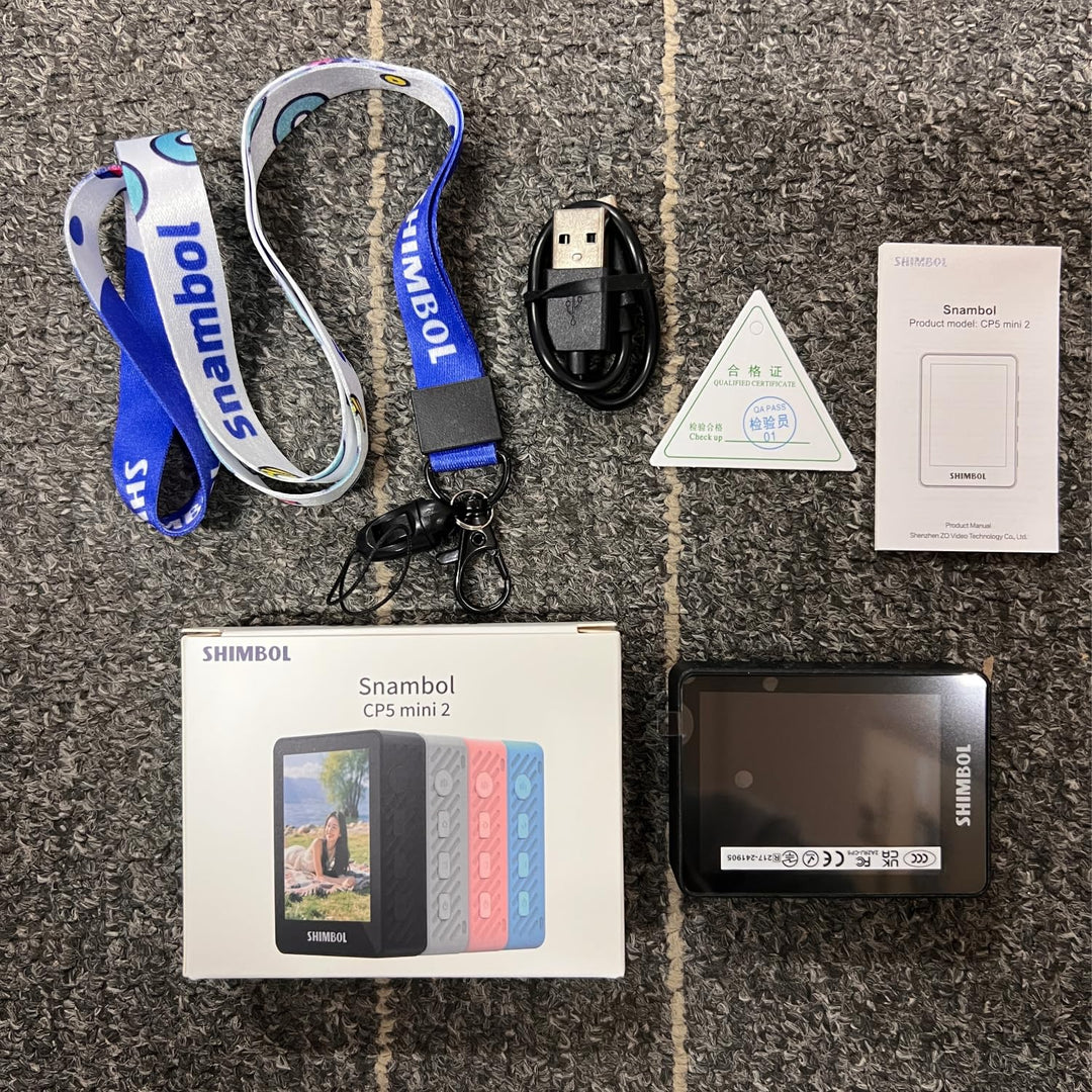 SHIMBOL CP5 Mini 2 Selfie Monitor Screen – Externes Display für Smartphone Rückkamera, 2.4" Vlog Scr