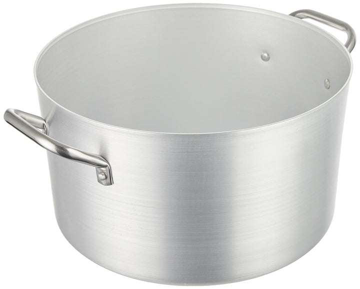 Pentole Agnelli Kasserolle aus Aluminium mit 2 Griffen, Edelstahl 32 cm, 32 cm