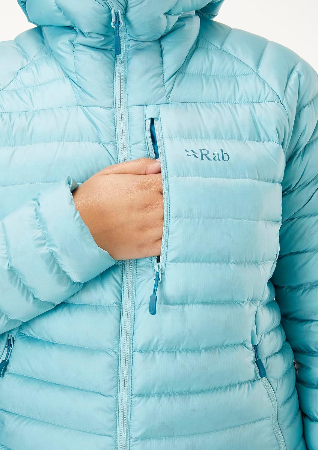 Rab Microlight Alpine Jacke Damen türkis
