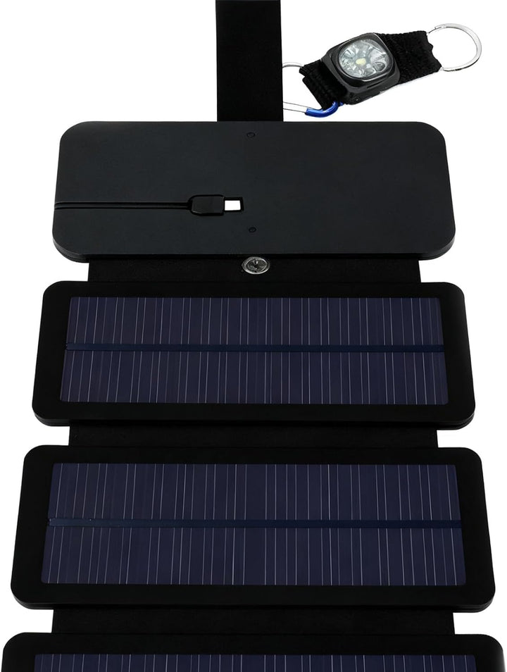 Solar-Ladegerät, wasserdichtes Solarpanel zum Aufladen, faltbares USB-Handy-Ladegerät, für Zuhause,