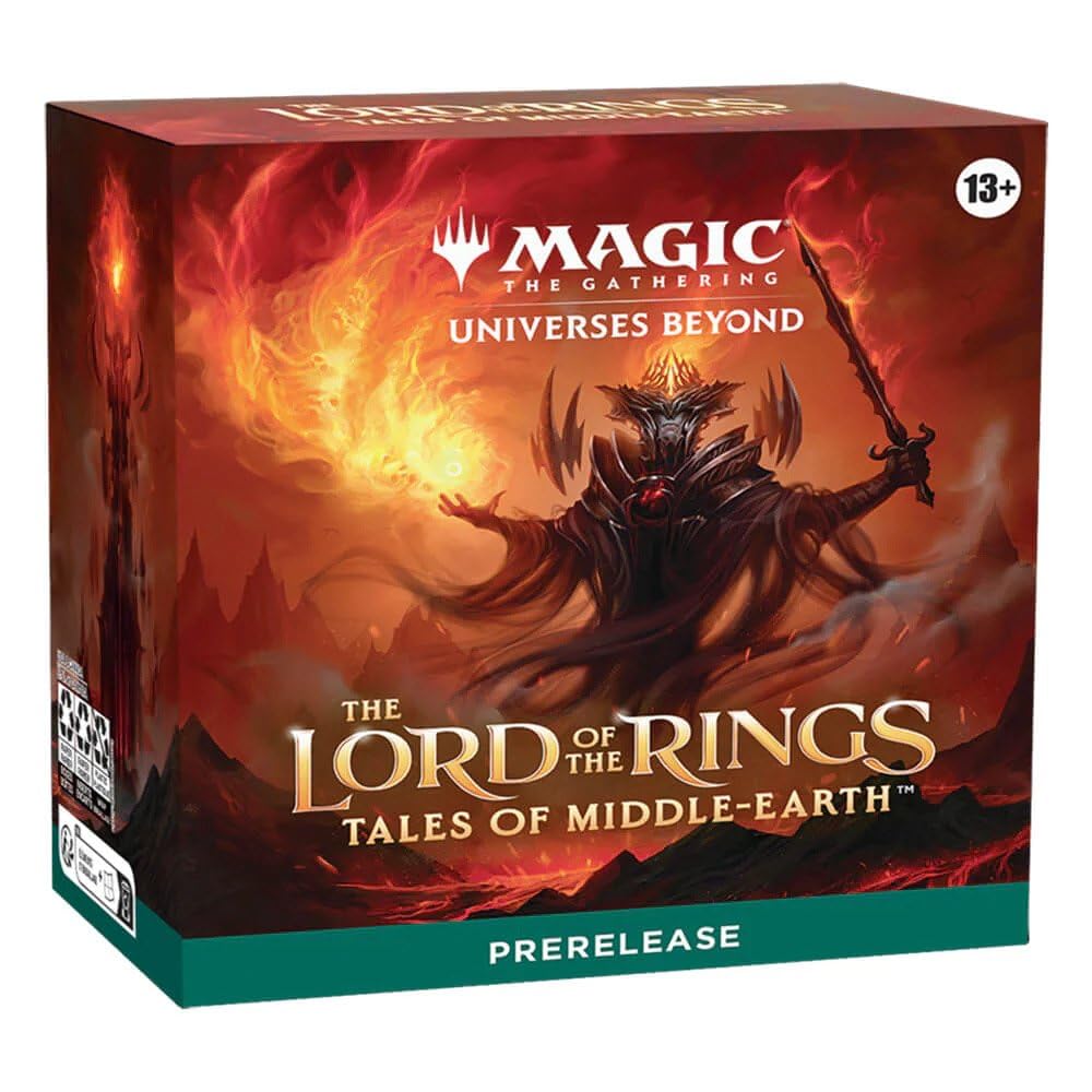Magic the Gathering Lord of the Rings Tales of Middle-Earth Prerelease Kit - 6 Packs, Dice, Promos