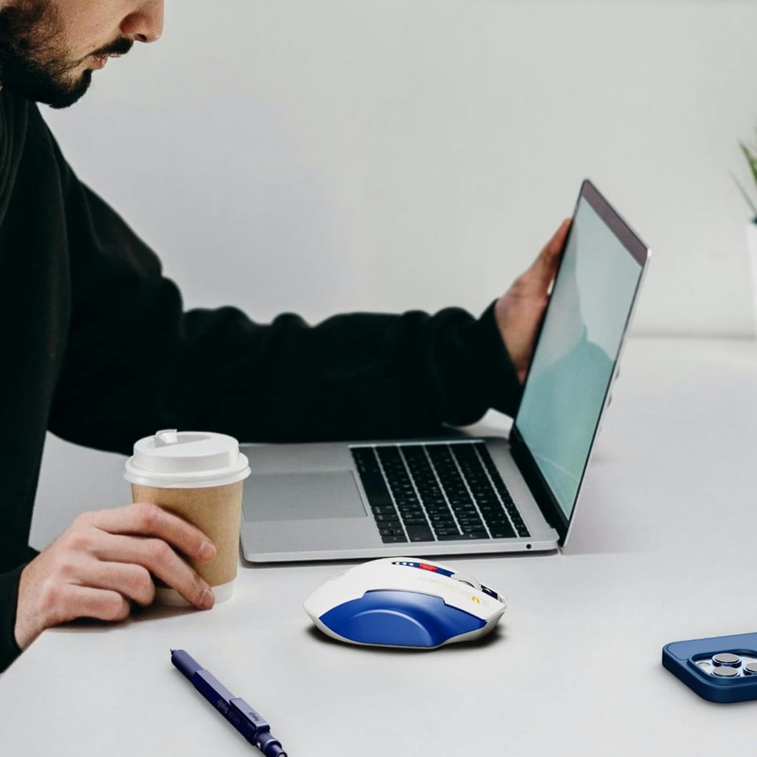 Uineer kabellose Maus, [Verbessert] Mit visueller Batterieanzeige, 2.4G USB Ergonomische Maus kabell