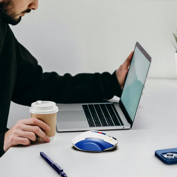 Uineer kabellose Maus, [Verbessert] Mit visueller Batterieanzeige, 2.4G USB Ergonomische Maus kabell