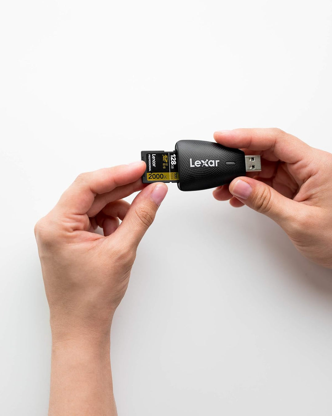 Lexar Multi-Card 2-in-1 USB 3.1 Externe Kartenlesegeräte, Bis zu 312 MB/s für UHS-I UHS-II SD Karte