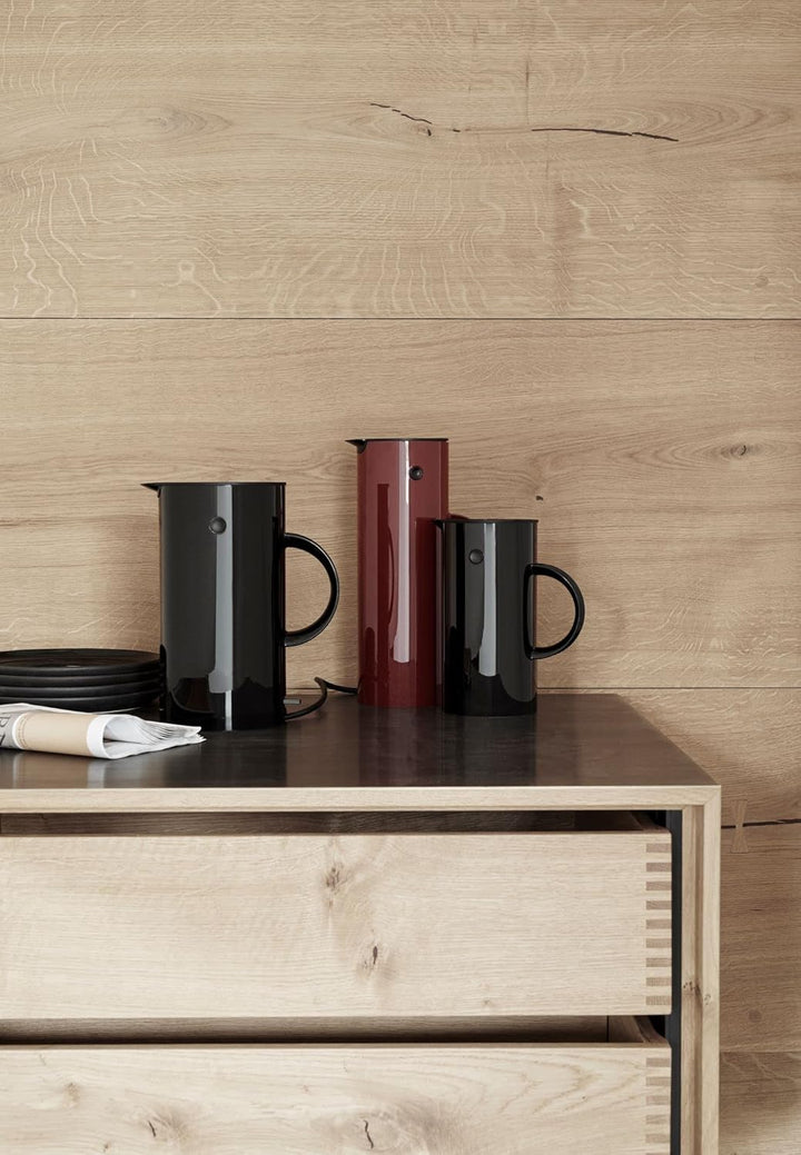 Stelton Isolierkanne EM77 0,5 liter - Doppelwandige Isolierkanne für heisse/kalte Getränke - Tee- &