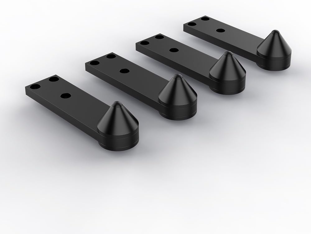 4 Stücke Lautsprecher Spikes Aluminium Spike Absorber Isolation Lautsprecher Spike Ständer,Stossfest