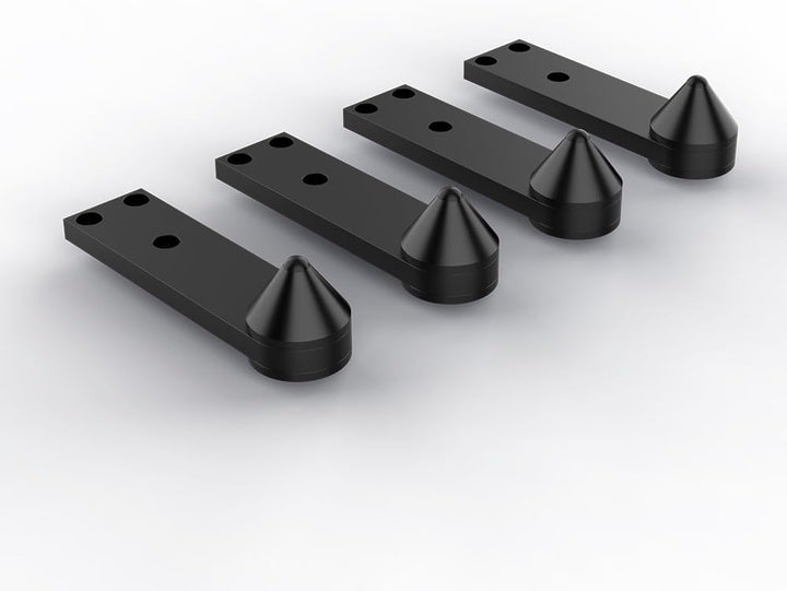 4 Stücke Lautsprecher Spikes Aluminium Spike Absorber Isolation Lautsprecher Spike Ständer,Stossfest