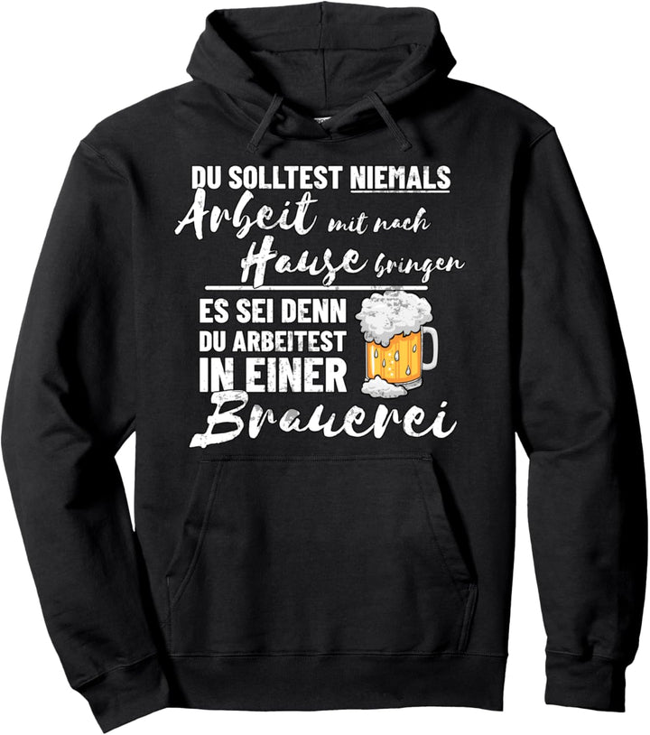 Bier Brauer Büro Spruch | Pils Bier Hopfen Party Homeoffice Pullover Hoodie