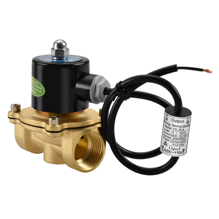 Heschen Messing Elektrisches Magnetventil, 2W-250-25J, PT1", AC220V, Direct Action Wasser Air Gas, N