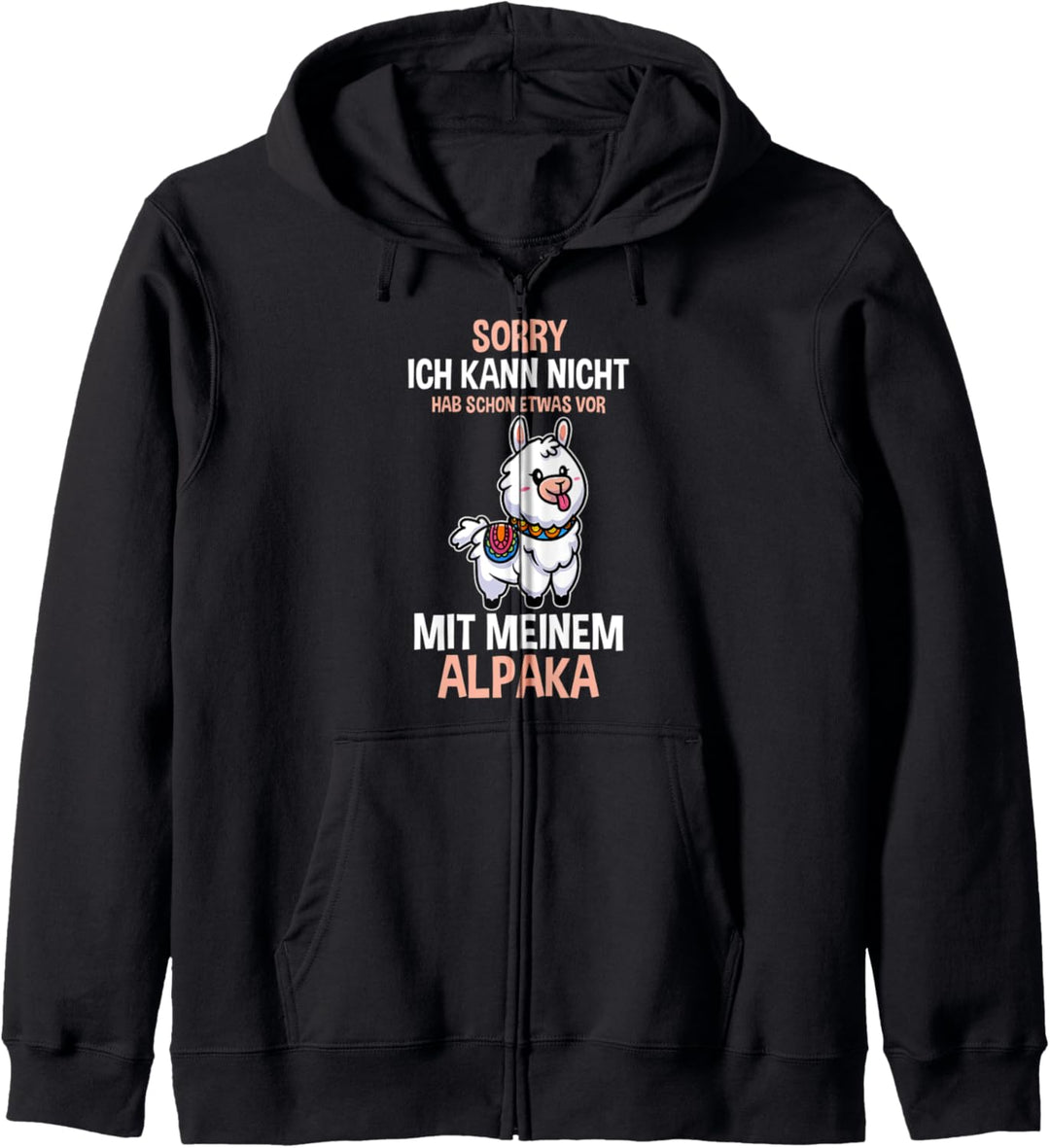 Alpaka Alpakas Kapuzenjacke