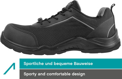 ACE Sapphire S1-P-Arbeitsschuh - Sicherheitsschuh mit Zehenkappe für Damen & Herren - super leicht 3