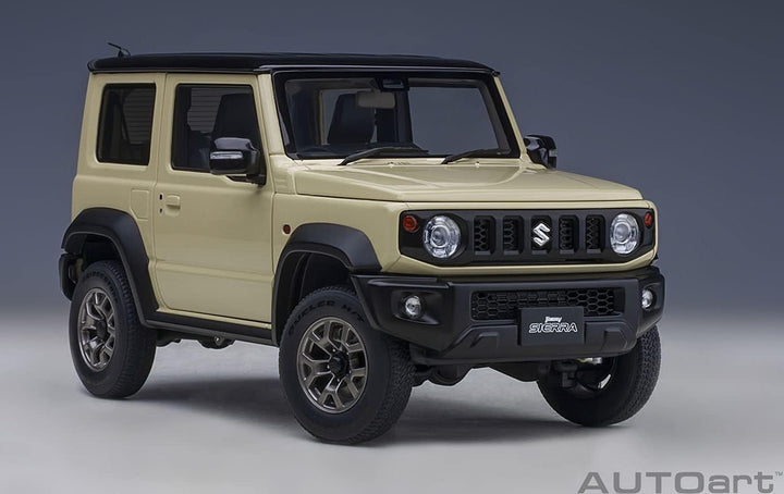 Autoart 1/18 Suzuki Jimny Sierra JB74 2018 Chiffon Ivory 78510