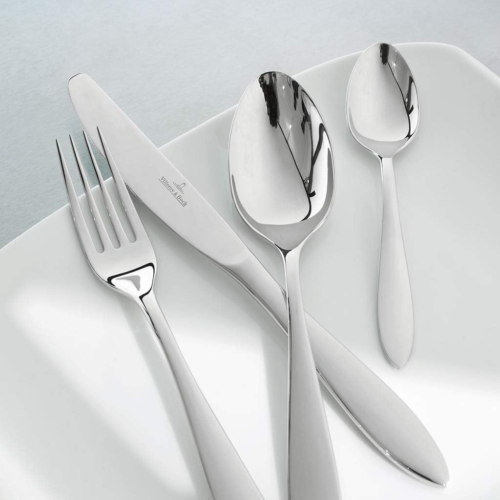 Villeroy und Boch Arthur Tafelbesteck für bis zu 6 Personen, 24-teilig, Edelstahl