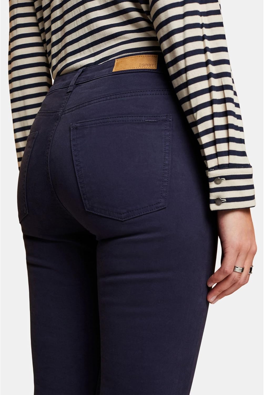 ESPRIT Damen Hose, 33W / 26L 400/Navy
