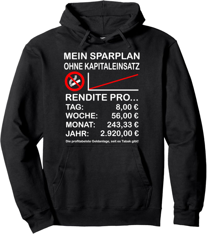 Geschenkidee für den zukünftigen Nichtraucher Pullover Hoodie