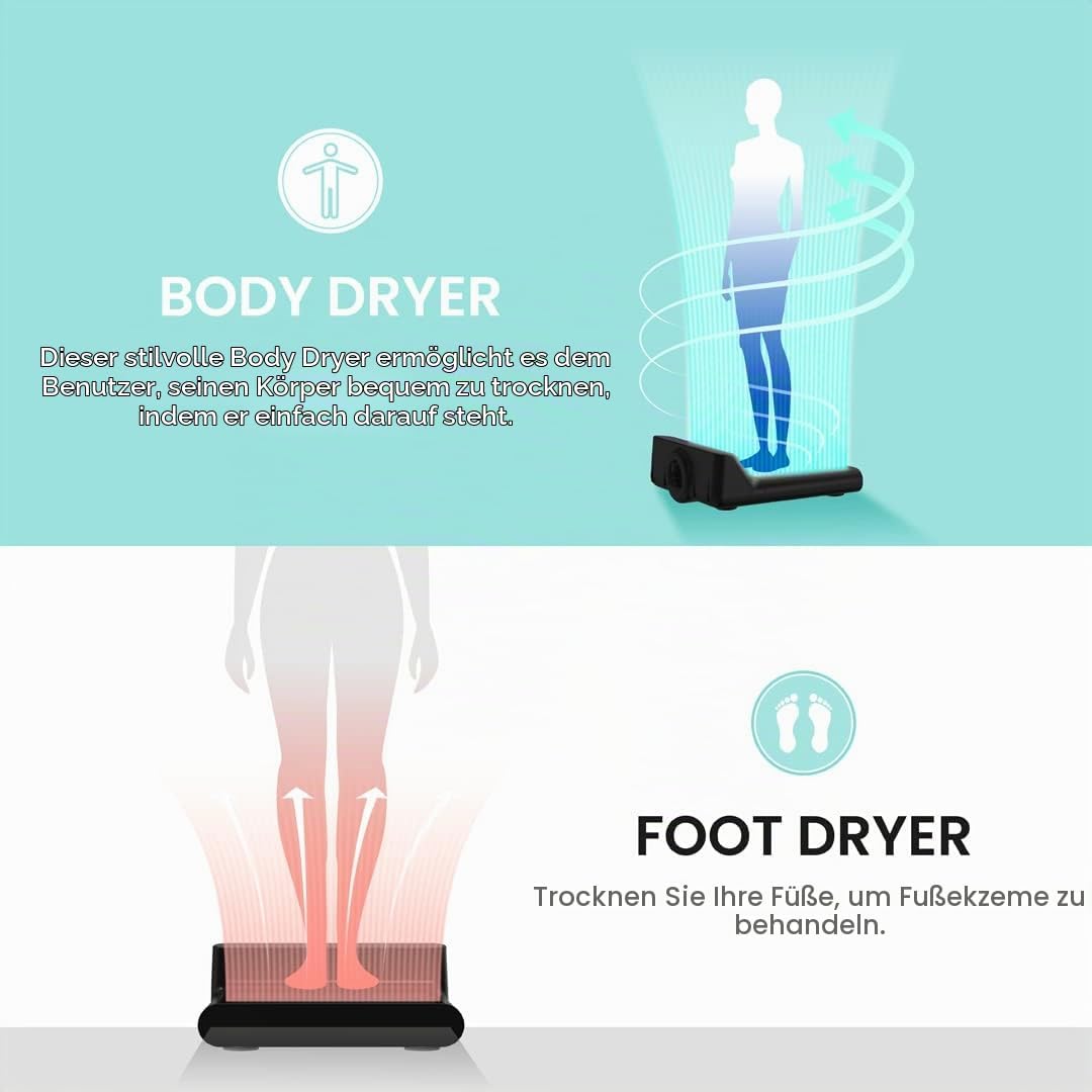 VOVO STYLEMENT BD-7700B Body &amp; Foot Dryer, Made in Korea, Temperature &amp; Wind Volume Controlled Dryer