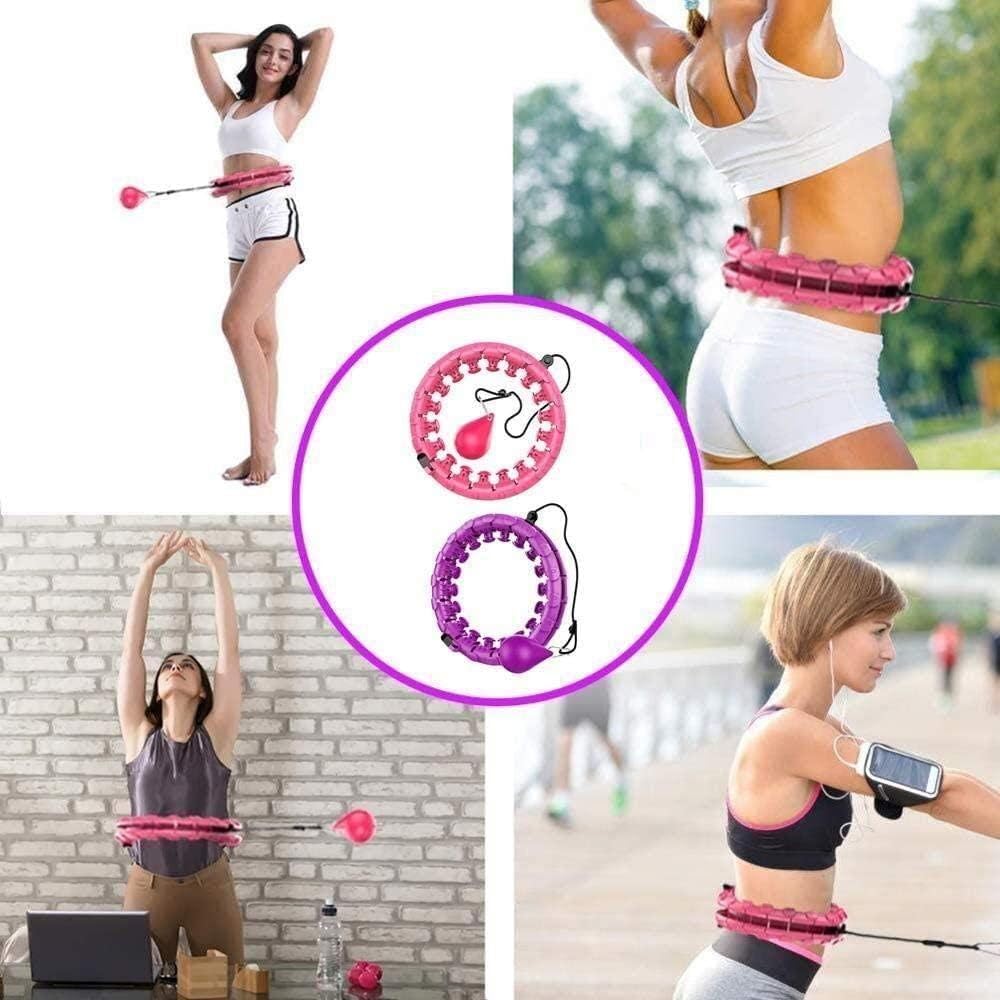 Smart Hula-Hoop-Reifen einstellbar zum Trainieren, Fitness Bauchtrainer Gymnastikreifen - SPINSLIM R