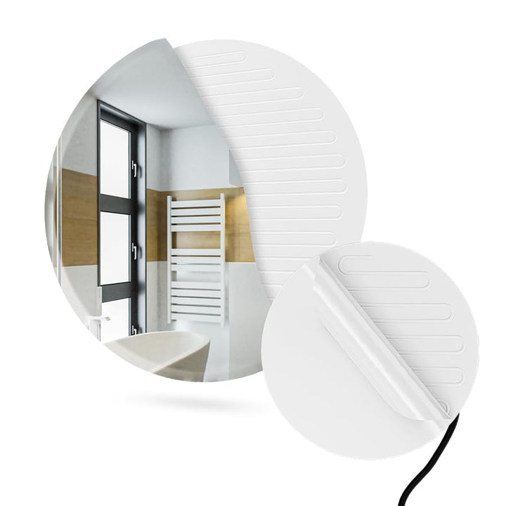 Termofol Heizfolie 230v unter Wandspiegel - Heizmatte Anti-Dampf fur Badezimmer - Badspiegel Heizung