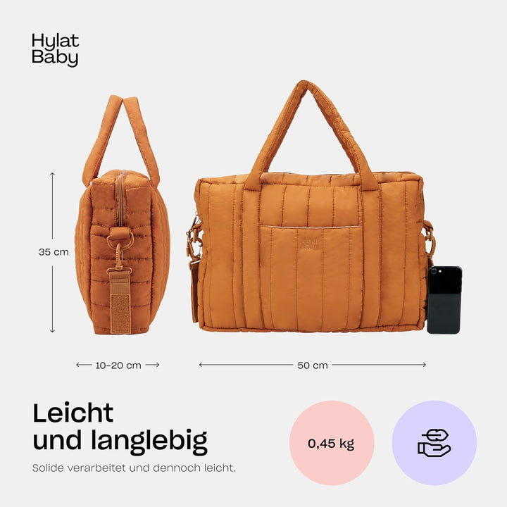 Hylat Baby Wickeltasche – Wickeltasche Kinderwagen, Leichte &amp; Vielseitige Mit Gepolstertem Fach - fu