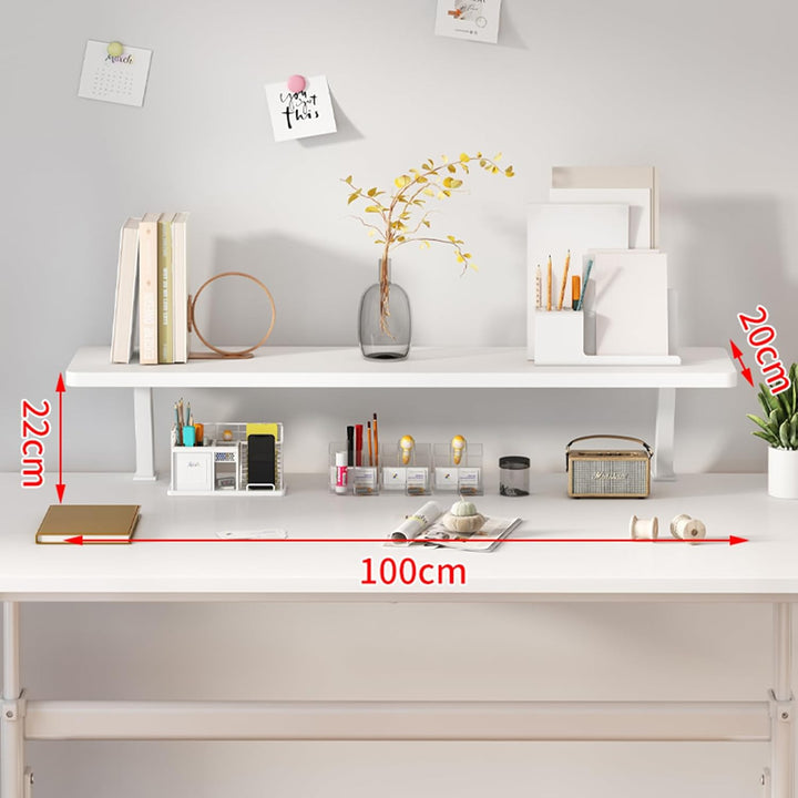Klemmbares Schreibtisch Organizer Regal, Adjustable Desk Shelf Clamp Schreibtischregal Klemmbar Aufb
