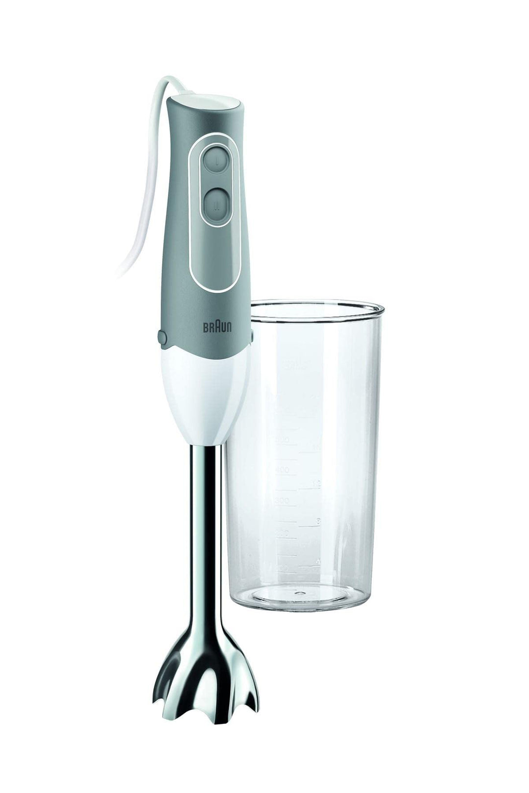 Braun Multiquick 5 MQ 500 Soup Stabmixer (600 W, logische Geschwindigkeitsregelung, Turbo-Funktion,